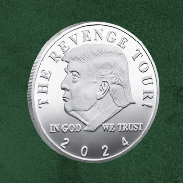 (Silver) 2024 President Trump Commemorative Coin "The Revenge Tour"