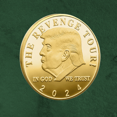 (Gold/Silver) 2024 President Trump Commemorative Coin "The Revenge Tour" Set of 2